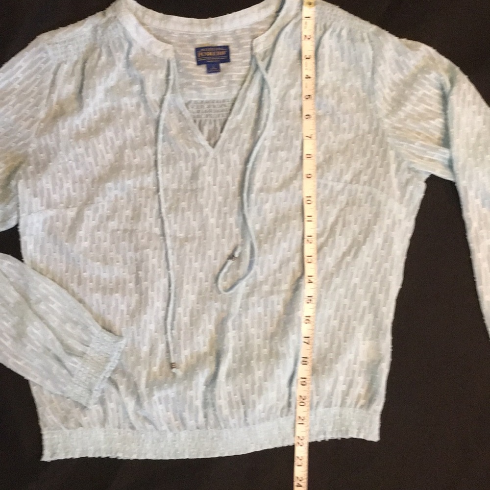 Light blue color. Long sleeve Pendleton shirt - Picture 3 of 7